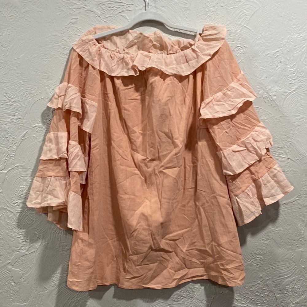 NWT Listicle feel the love ruffle dress size Small 100% cotton